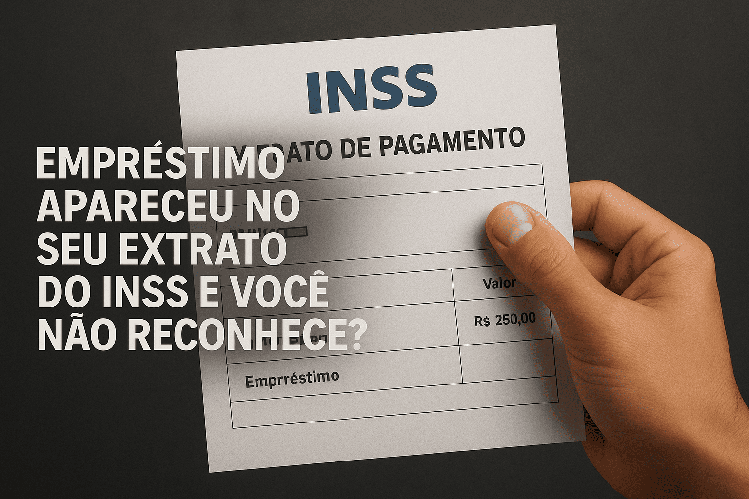 Empréstimo apareceu no seu extrato do INSS e você não reconhece? Veja o ...